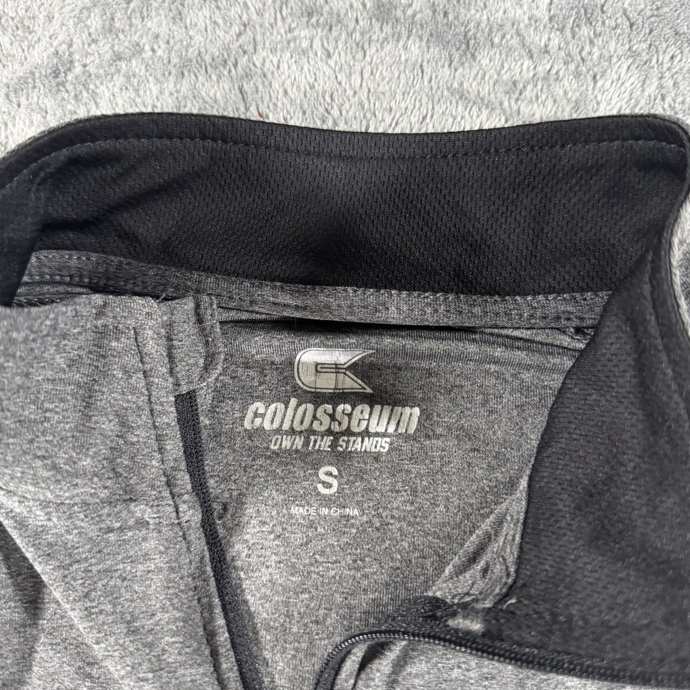 Colosseum Purdue Boilermakers Men's Small Quarter Zip Pullover Performance - Picture 3 of 3